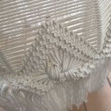 Macramé hanging lamp