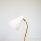Rare adjustable mid-century table lamp by Böhlmarks, 1940s, Sweden.