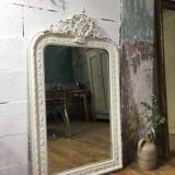 Louis Philippe pediment mirror 71x120cm
