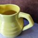 Milk jug, vintage yellow pitcher