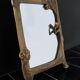 Art Nouveau table mirror, Pierre Bex, France, 1970s