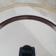 Alessi Ettore Sottsass / Serving plate stainless steel 18/10 and gold NG5100
