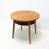 Fully restored oak coffee table, Czechoslovakia, 1960´s