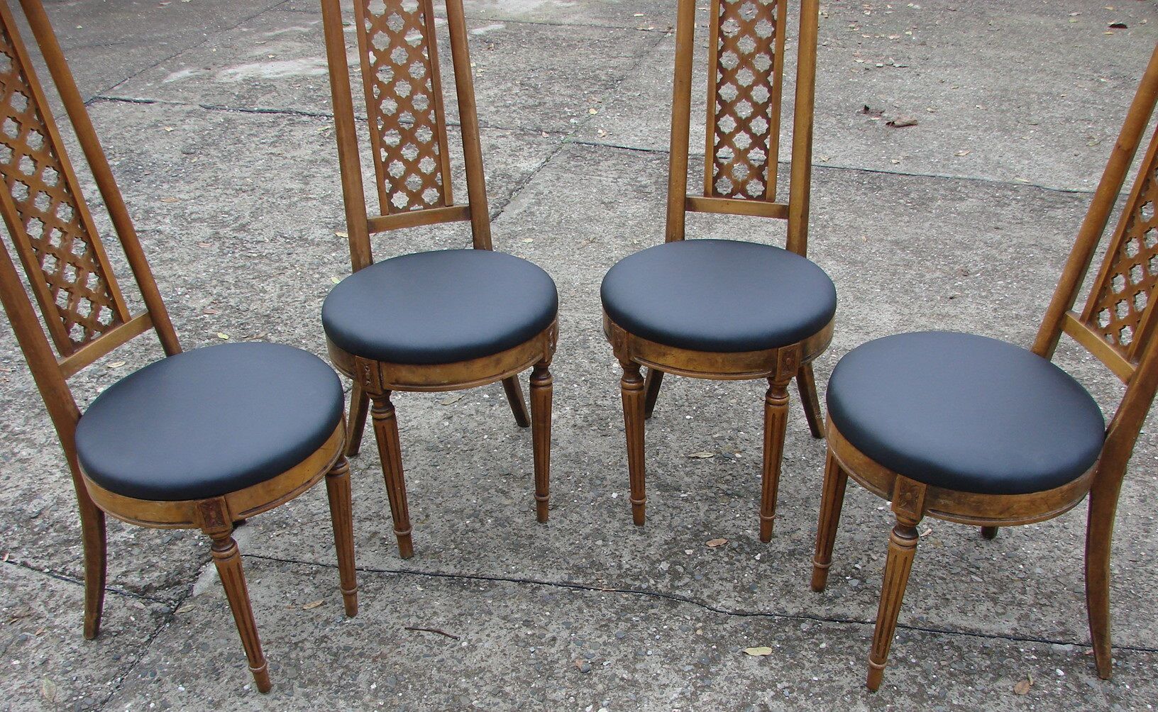 Ensemble de 4 chaises , Jasienica fin des années 60