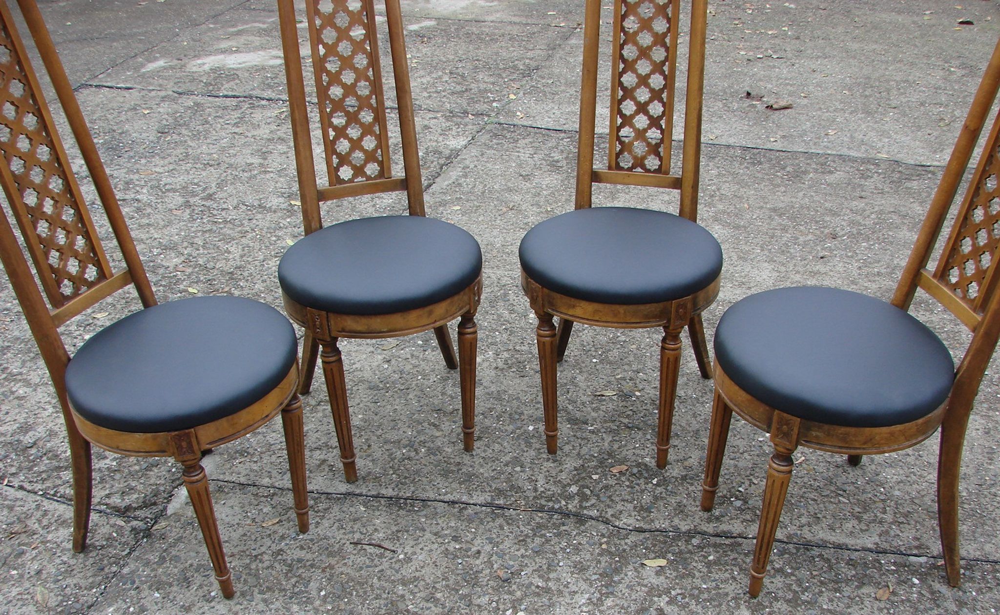 Ensemble de 4 chaises , Jasienica fin des années 60