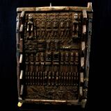African Art Wall Decoration - Dogon Attic Door - Mali
