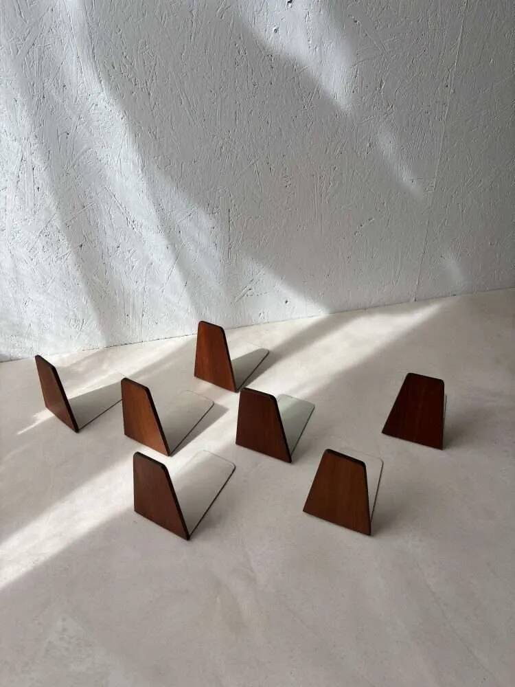 Kai Kristiansen bookends Feldballes Møbelfabrik in teak.