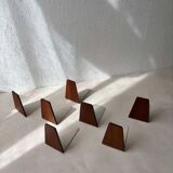 Kai Kristiansen bookends Feldballes Møbelfabrik in teak.