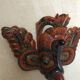 Wooden triptych mask