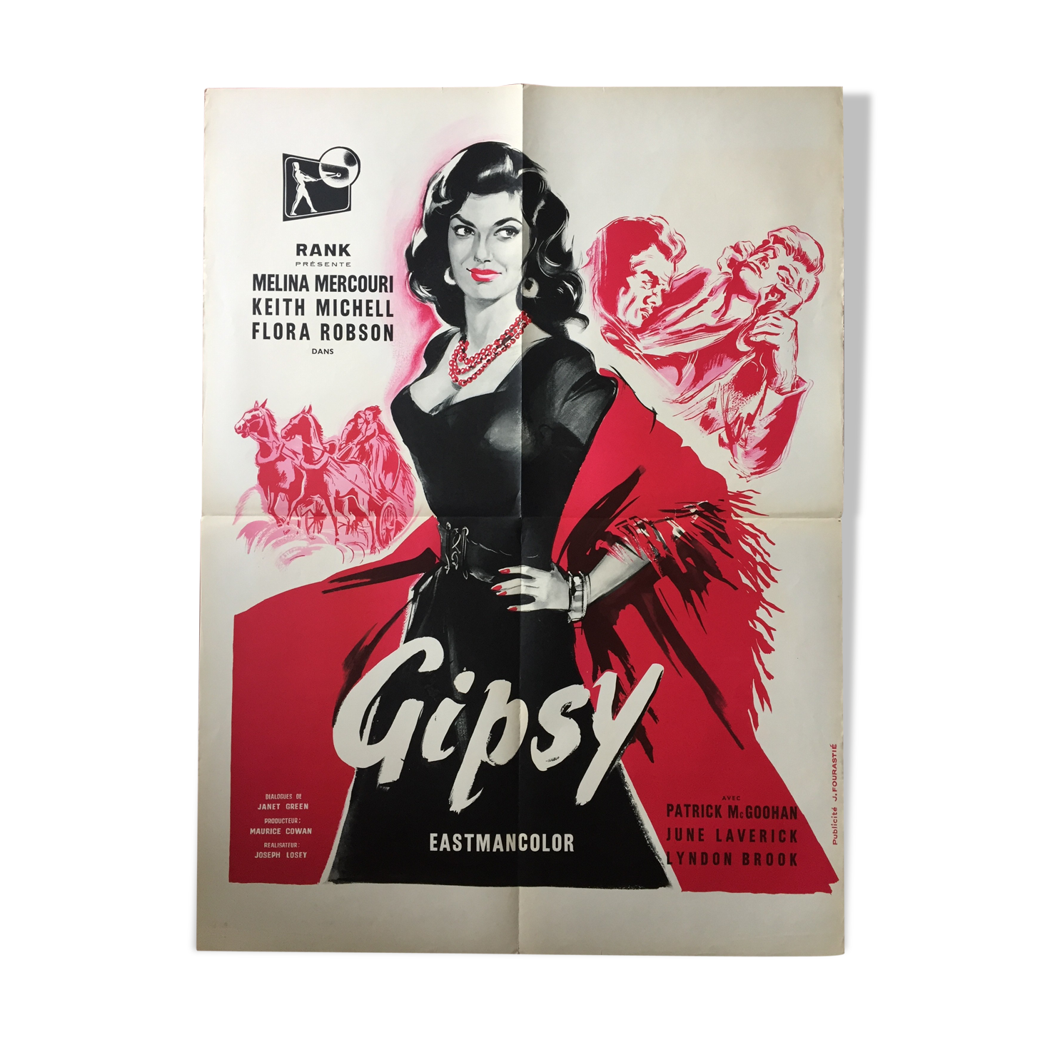 Poster Gipsy Melina Mercouri 60x80cm 1958