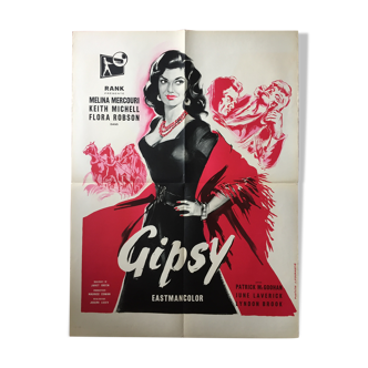 Affiche Gipsy Melina Mercouri 60x80cm 1958