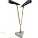 Mid-century double light table lamp, Italy 1960s