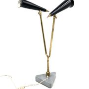 Mid-century double light table lamp, Italy 1960s