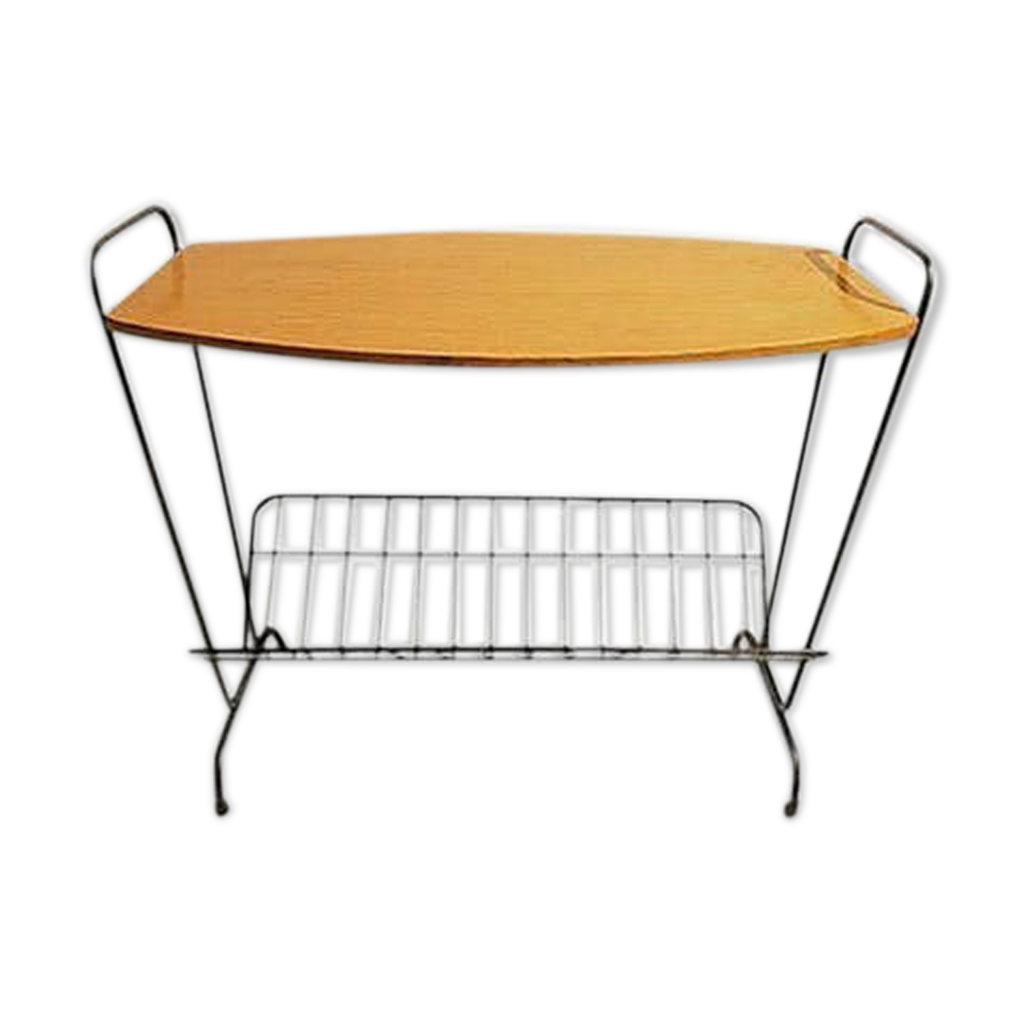 Table d'appoint porte revue 60