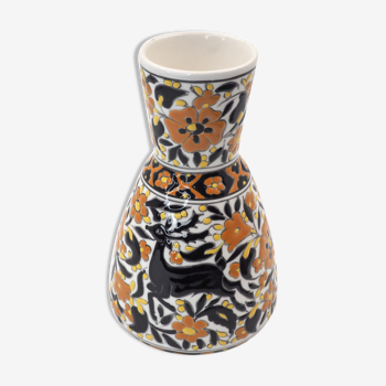 Vase grec, vintage des années 60, fait à la main