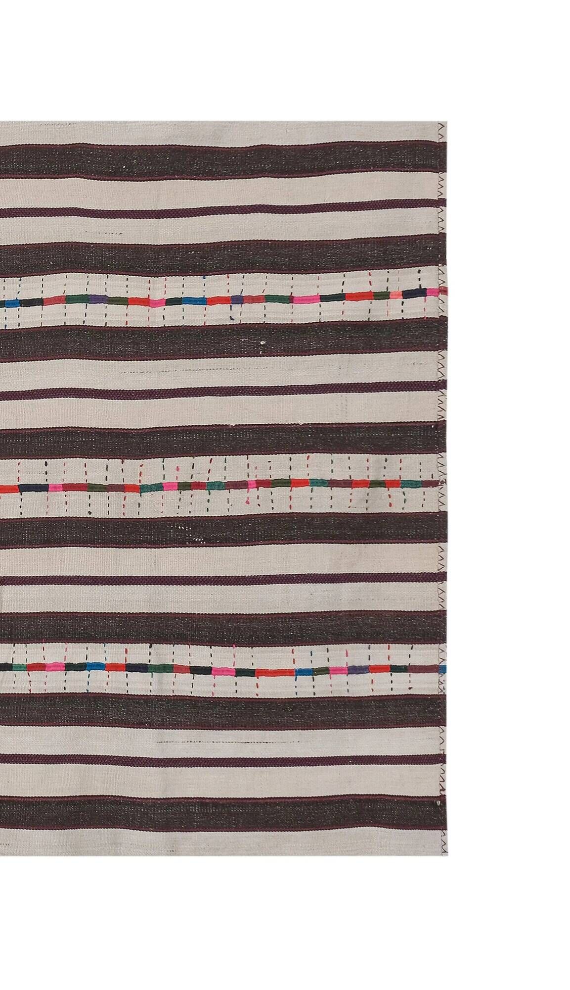 Vintage Turkish kilim, handwoven, 180x340 cm.