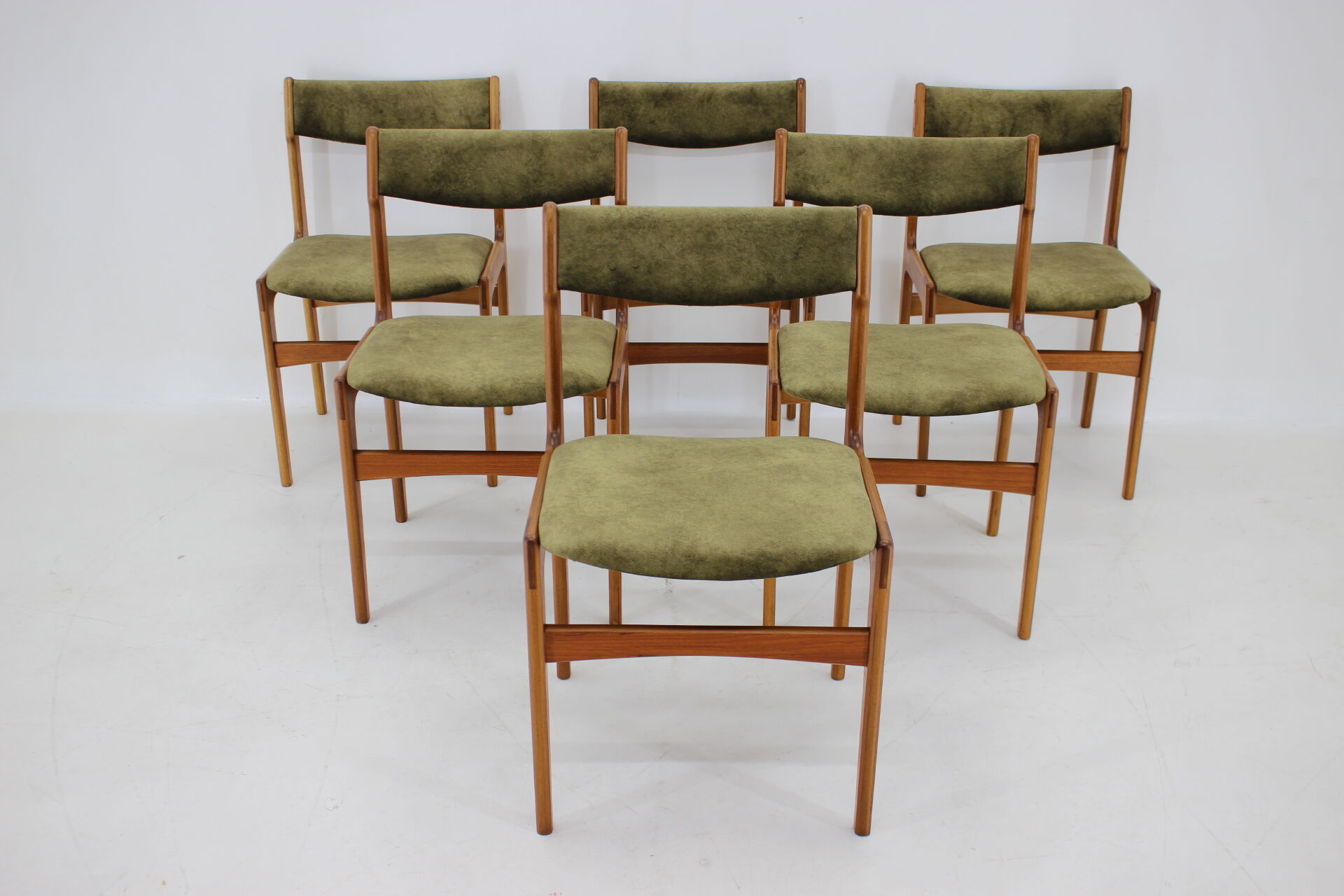 1960s Danish Teak Dining Chairs, Set of 6