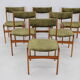 1960s Danish Teak Dining Chairs, Set of 6