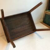 Massive wooden farm table