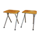 Pair of vintage folding stools