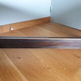 Rounded solid wood coffee table