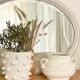 Vase vintage relooké blanc