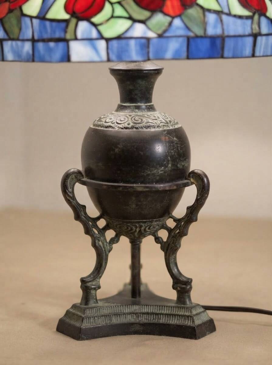 Lampe de table style Tiffany vintage (années 1990)