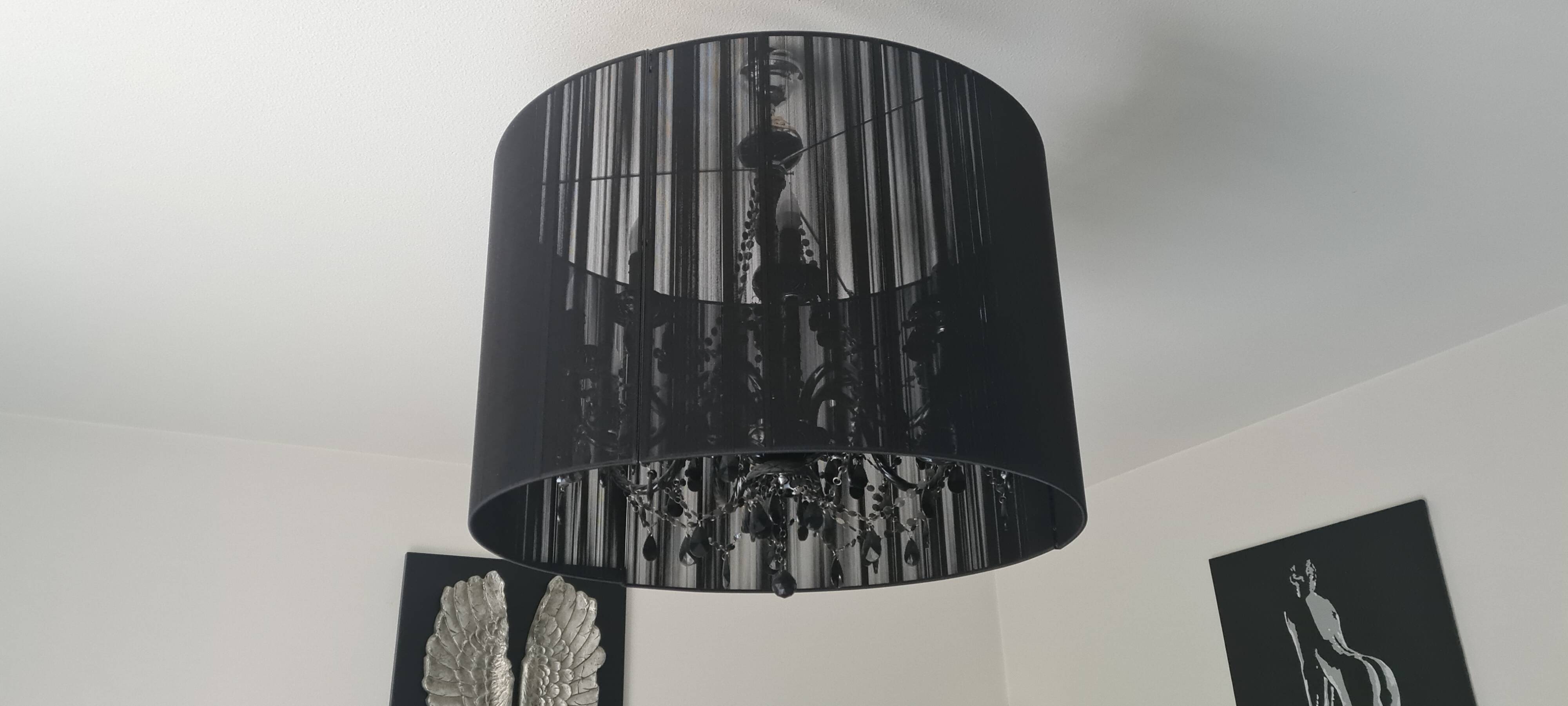 Chandelier Kare Gioiello Black Crystal