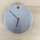 Cristel Panoply model clock, brushed stainless steel