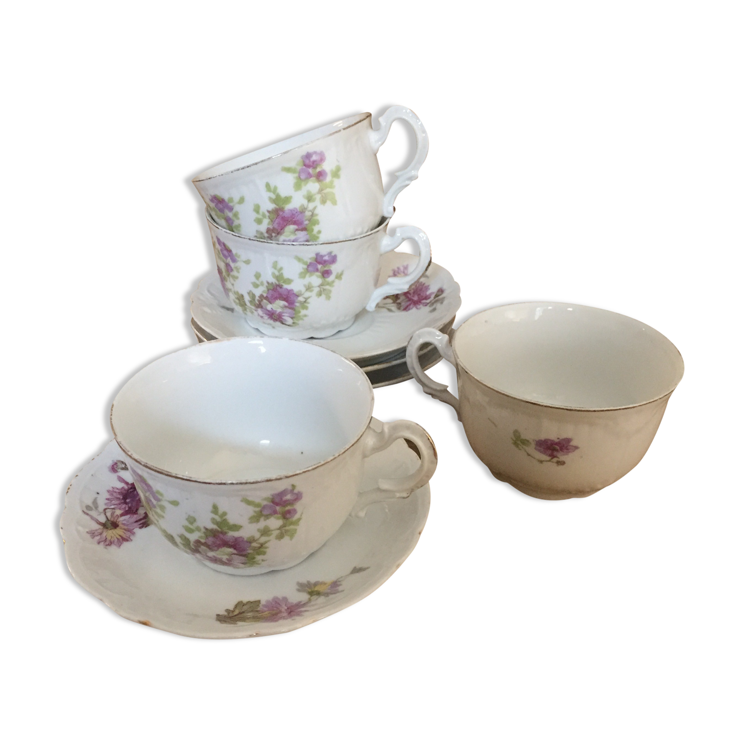 4 tea cups French co