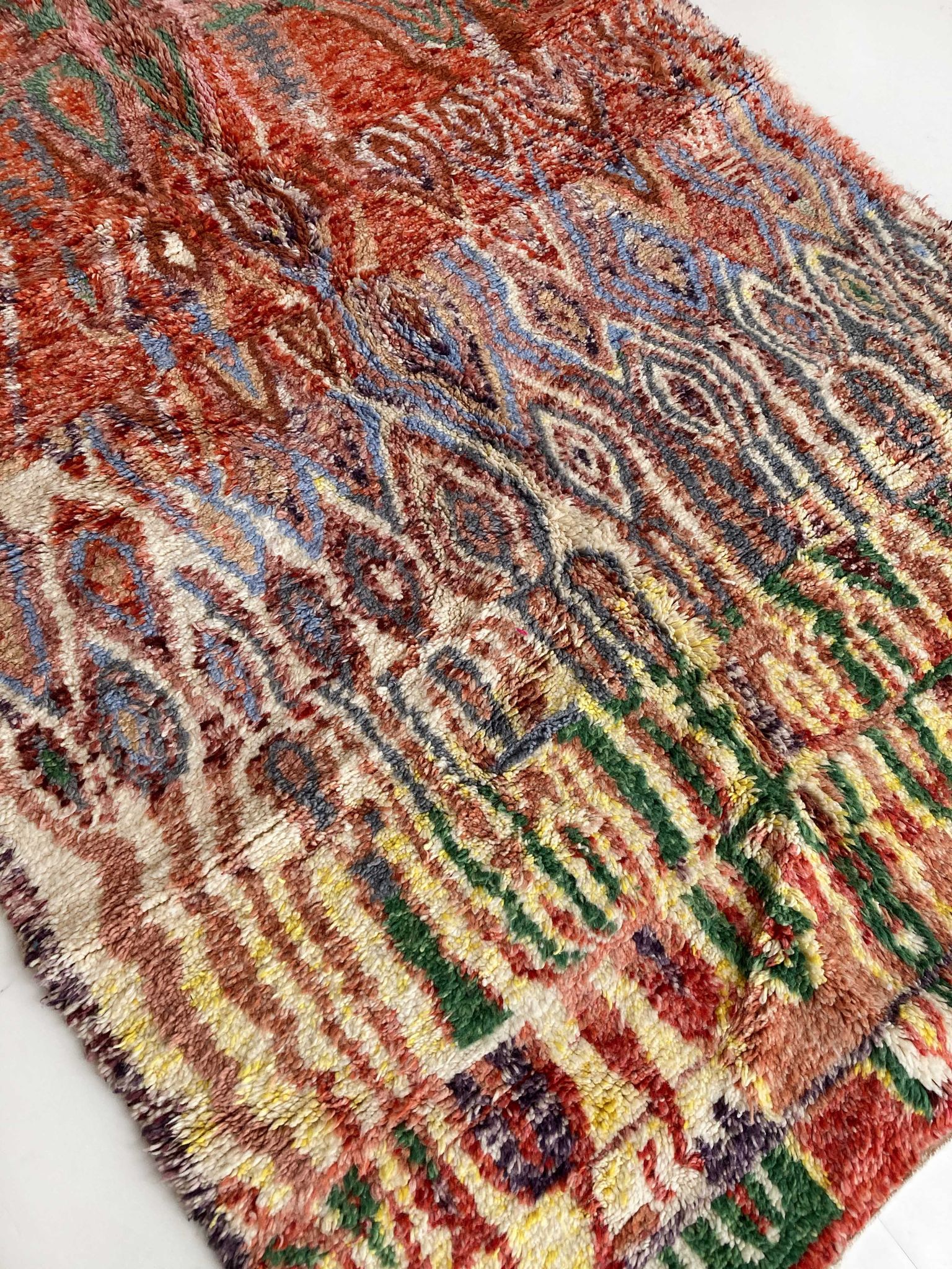 Tapis berbère marocain Beni Ouarain, 248x168cm