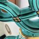 Vallauris green ceramic candle holder