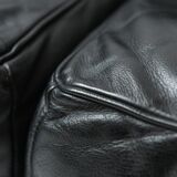 Vintage LC-2 in black leather by Le Corbusier, Jeanneret & Perriand for Cassina