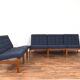 Teak Modular Sofa by Ole Gjerløv-Knudsen & Torben Lind for France & Søn