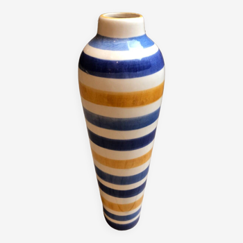 Striped vase