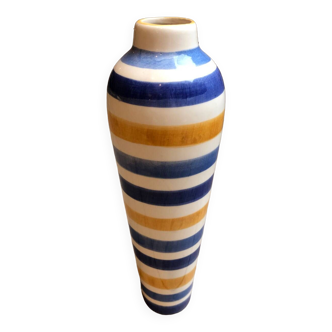 Striped vase