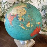 Globe terrestre lumineux 1965 édition Taride