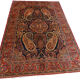 Persian living room carpet entirely handmade "Ghomseh" 330x217cm