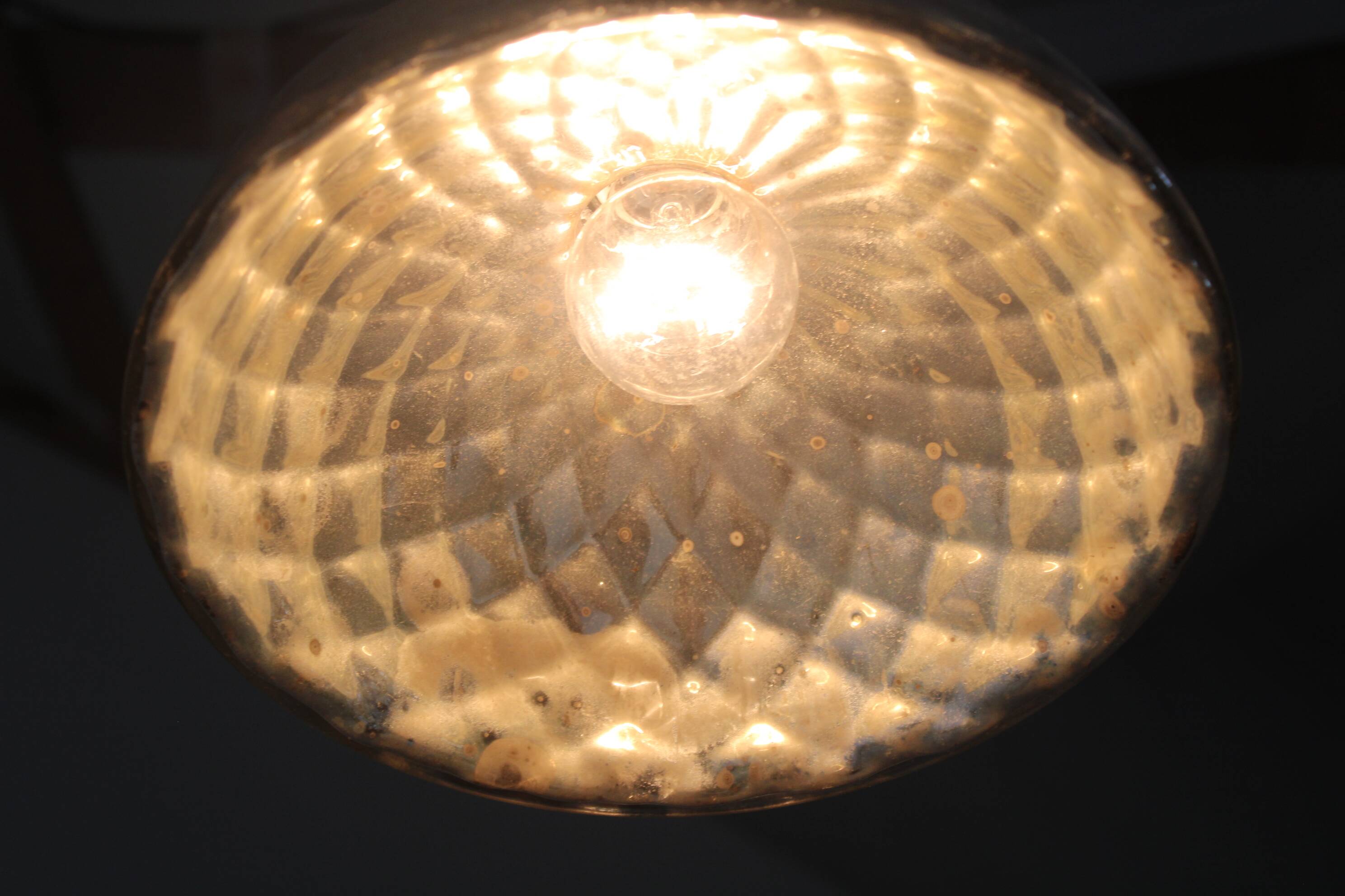 Early 20th Century “Mercury Glas” Pendant, Europe