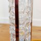 Vintage stainless steel floor lamp