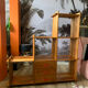 Pine staircase shelf 80s