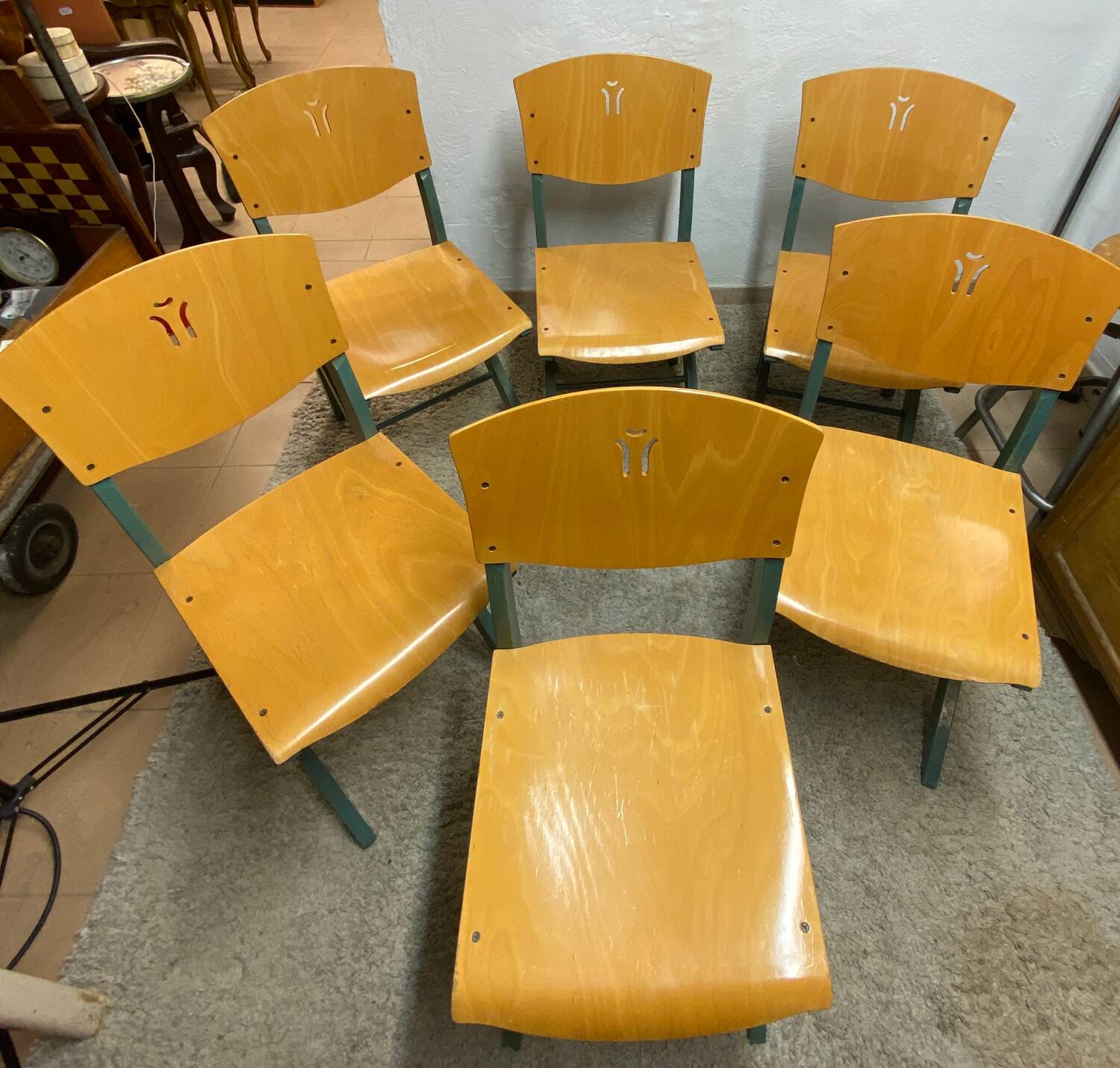 Baumann vintage beech dining chairs