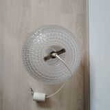 Superb vintage diamond ceiling light for Erco