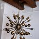 Sputnik chandelier, space-age, 1980-90