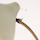 Brass and shrink paint table lamp from the 1950s