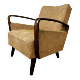 Vintage armchair/foot warmer with armrests: design project