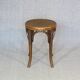 Low bistro stool by Mundus circa 1910 art nouveau.