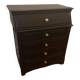 Commode de toilette de type "chemin de fer"
