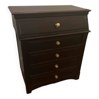 “Railroad” type toilet chest of drawers