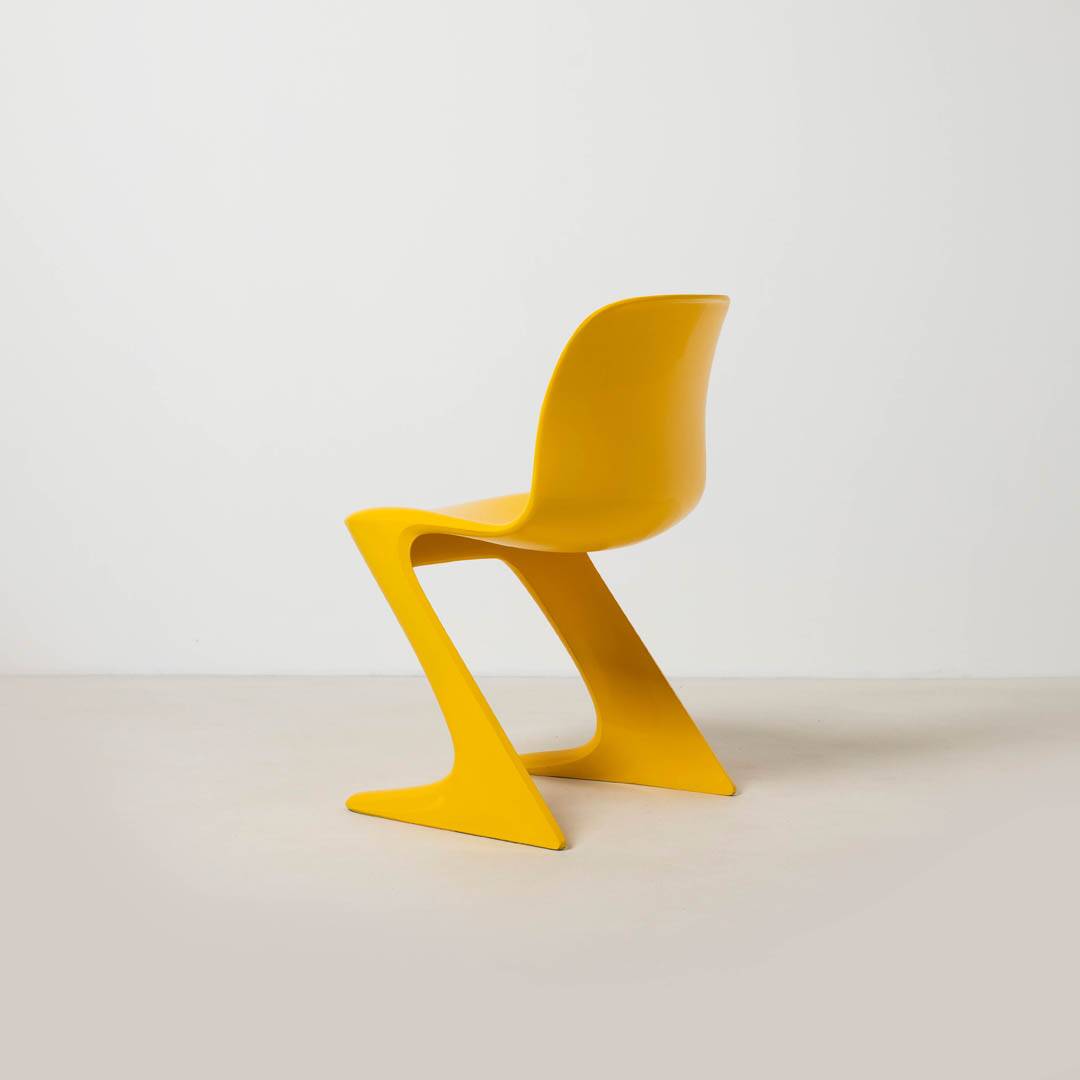 Set of 4 iconic Z-stuhl chairs designed by Ernst Moeckl, Germany 1968